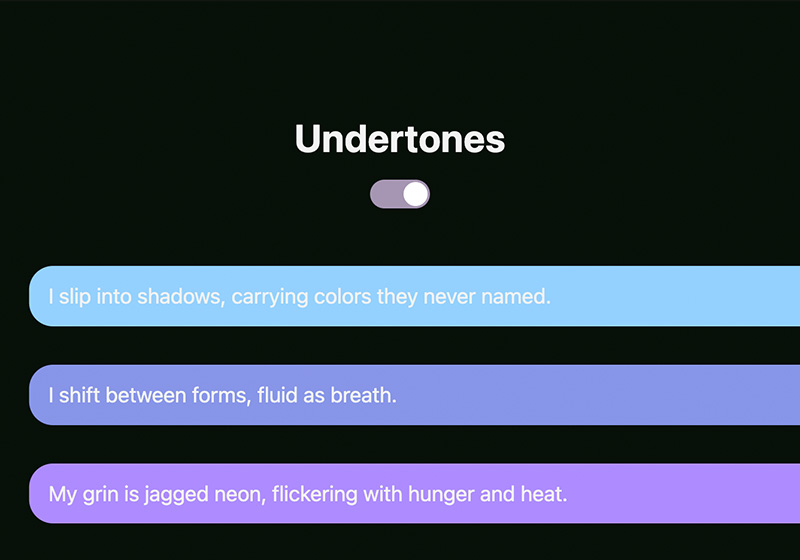Undertones