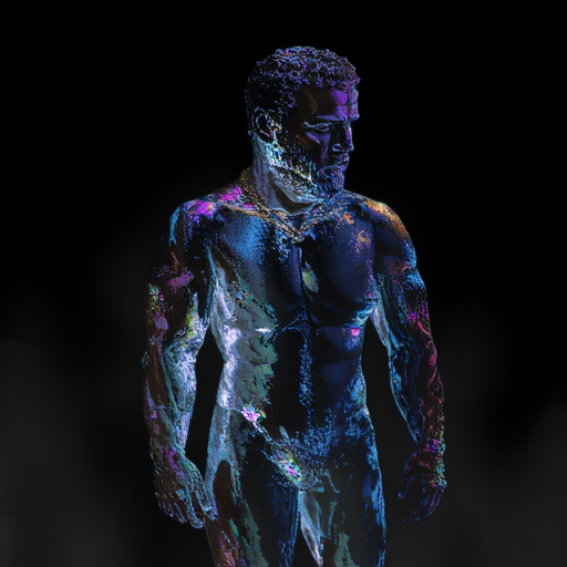 Redacted Bodies — generated piece VIII